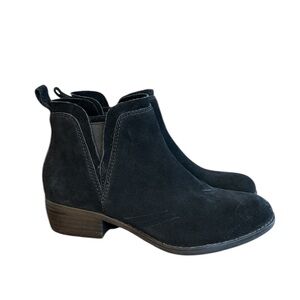 Skechers Texas Rodeo Night Black Ankle Booties Women’s Size 6.5